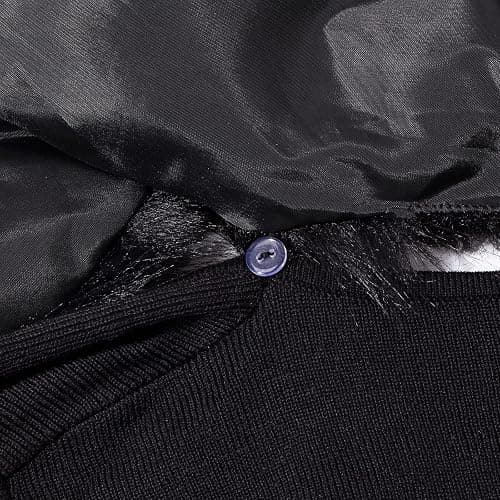 VWIWV Women Long Sleeve Crop Jacket with Faux Fur Collar Coat Outwear Lightweight Casual Jackets Clubwear thumbnail 6