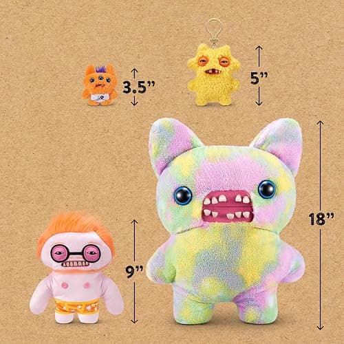 Fuggler Fugg Stars 9-Inch Plush Toy (Gunky Goober) by ZURU – Funny Ugly Monster Stuffed Animal with Human-Like Teeth, Collectible Plush for Kids, Tweens, Teens, Adults & Plush Fans thumbnail 3