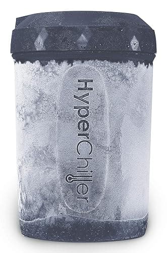 HyperChiller HC2BG Patented Iced Coffee/Beverage Cooler, NEW, IMPROVED,STRONGER AND MORE DURABLE! Ready in One Minute, Reusable for Iced Tea, Wine, Spirits, Alcohol, Juice, 12.5 Oz, Slate Blue thumbnail 4