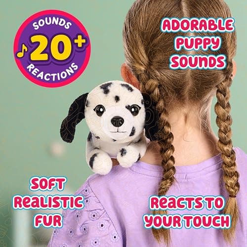 Little Live Pets My Really Real Puppy Mini Pepper The Dalmatian, Interactive Plush Toy with Basket, 20+ Sounds and Reactions, Puppy Toys for Kids thumbnail 4