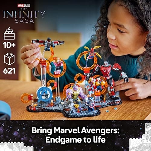 LEGO Marvel Avengers: Endgame Final Battle Building Toy with a Thanos Figure, Ant-Man Mech & 9 Minifigures incl. Captain America, Black Panther, Iron Man & Doctor Strange - Gift for Boys & Girls 76323 thumbnail 4