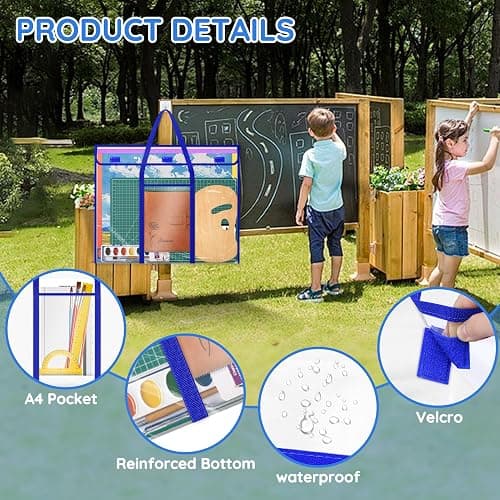 ZKOO Bulletin Board Poster Storage, Extra-Large Storage Chart Bag 30" x 24", Bulletin Board Sheet Organization (30" X 24") thumbnail 4