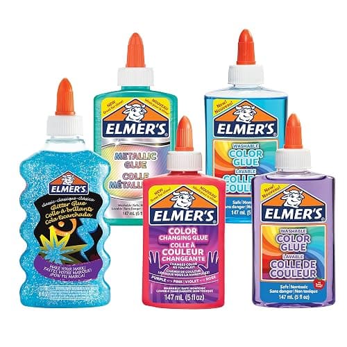Elmer’s Celebration Slime Kit, Slime Supplies Include Assorted Magical Liquid Slime Activators and Assorted Liquid Glues, 10 Count thumbnail 3