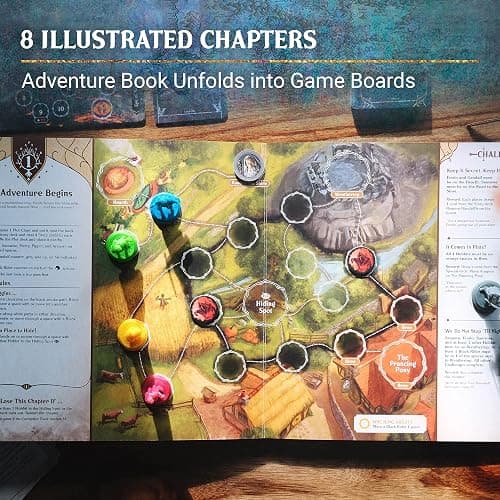 Lord of The Rings Adventure Book Game | Immersive Cooperative Gameplay | Innovative Chapter Book Format | Unique Corruption Track for Ages 10 and Up thumbnail 4