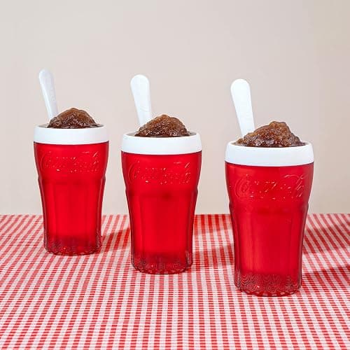 ZOKU Coca-Cola Float & Slushie Maker, Retro Make and Serve Cup with Freezer Core Creates Single-serving Smoothies, Slushies and Milkshakes in Minutes, BPA-free thumbnail 6