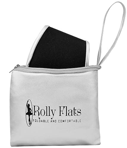 Women's Foldable Flats – Portable Ballet Slippers Shoes for Travel, Wedding – Fits in Purse thumbnail 2