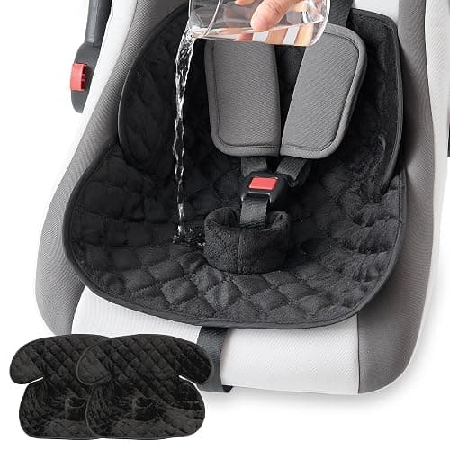 MOMSYLA 2 Pack Waterproof Piddle Pads Carseat Potty Training Car Seat Protector Waterproof Car Seat Liner Cover to Prevent Pee - Image 1