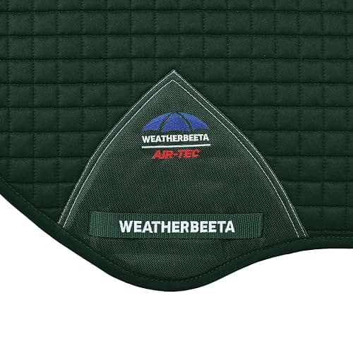 WeatherBeeta Prime Air-Tec Jump Shaped Saddle Pad, Forest Green, Large thumbnail 3