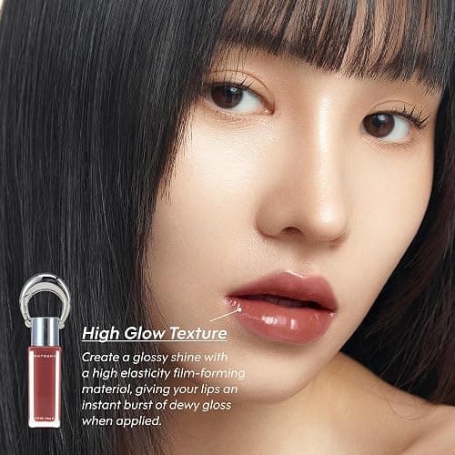 ENTROPY Makeup Glossy Lip Tint – Juicy Glow Line/Non-Sticky Hydrating Lip Gloss Tint, High Shine Finish, Buildable Sheer Color, Lip & Cheek Makeup - Beryl Charm (Soft Mauve Beryl) | glossy lip tint, Non-sticky lip tint, Juicy glow lip gloss thumbnail 6