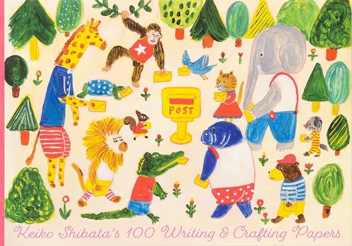 Keiko Shibata's 100 Writing & Crafting Papers (PIE 100 Writing & Crafting Papers Series) (Japanese Edition) - Image 1