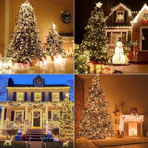 Upgraded 70Ft 200 LED Fairy Lights Battery Operated with Remote & Timer, Waterproof Christmas String Lights Outdoor Indoor, Battery Twinkle Lights for Bedroom, Classroom, Xmas, Parties, Wedding, Decor thumbnail 7