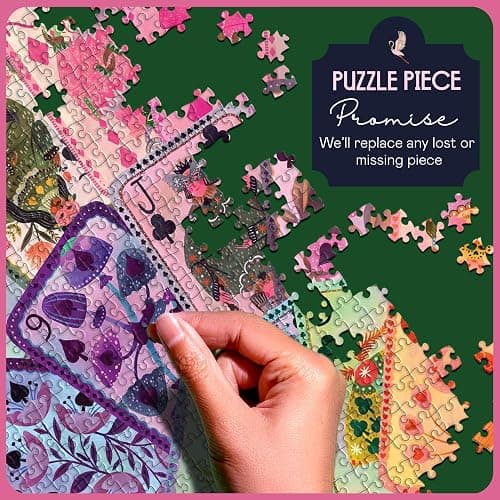 Elena Essex Puzzles for Adults 1000 Pieces - House of Cards, 1000 Piece Puzzle for Adults, Jigsaw Puzzles 1000 Pieces, Cool Deck Pack of Cards Puzzle, Size 28x20 inches thumbnail 5