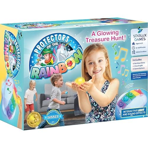 Hide and Seek Meets Rainbow Toys in “Protectors of The Rainbow” | Ages 4-10 | A Musical Treasure Hunt | Easter Egg Hunt & Glow in The Dark Game | Outdoor Toys | Unicorn & Leprechaun Theme - Image 1