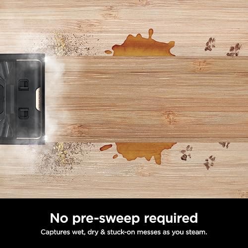 Shark Steam Pickup Lightweight 3-in-1 Steam Mop Cleaner Picks Up Debris, Deep Scrubs & Steam Sanitizes - All At Once for Home with Sealed Hard Floors like Hardwood, Tile & Laminate, SD201 thumbnail 3