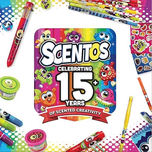 Scentos Scented Gel Pens Set – 24 Pack Neon Colors – Fine Tip Pens for Kids & Adults – Fruity Scents – Fun Art Supplies for Drawing, Coloring, Scrapbooking, Journaling & School thumbnail 9
