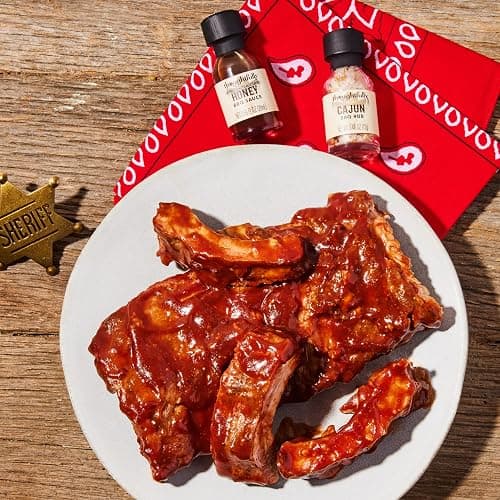 Thoughtfully Gourmet, Western-Themed BBQ Sauce and Rubs Gift Set, Flavors Include Honey BBQ, Montreal BBQ Rub, and More, Great Gift for Men, Set of 12 thumbnail 4