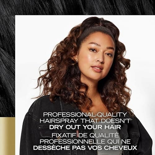 TRESemmé Extra Hold Hairspray with Pro Lock Tech™ for 24-hour frizz control hair styling 311 g, Black thumbnail 6