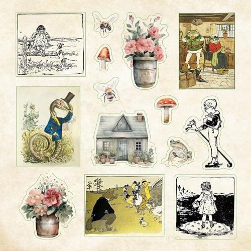 Cottagecore Sticker Book (over 650 stickers!) thumbnail 10