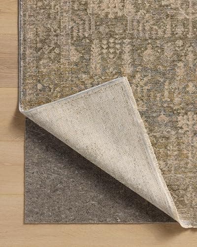 Loloi Magnolia Home by Joanna Gaines Junie Collection JUE-02 Moss/Natural 6'-7" x 9'-10", .38" Pile Height, Area Rug thumbnail 8