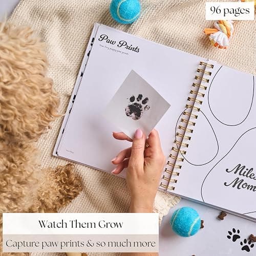 New Puppy Gift – Dog Memory Book & Keepsake Photo Album | Thoughtful Gift for New Puppy Owners, Dog Mums & Dads | Puppy Planner, Diary & Scrapbook thumbnail 6
