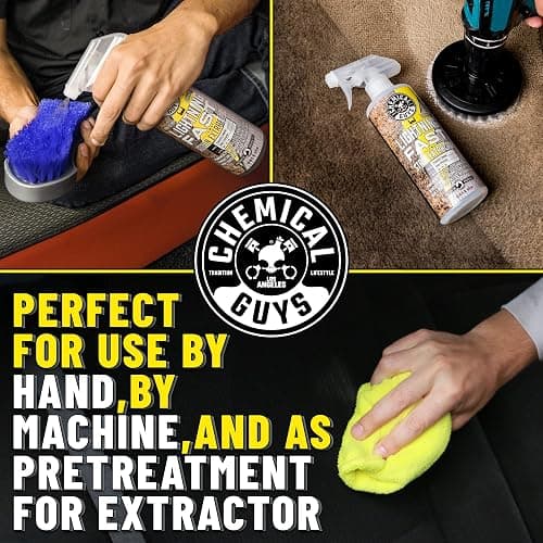 Chemical Guys Lightning Fast Carpet and Upholstery Stain Extractor - Chemical Guys Carpet Cleaner, Great for Fabric, Upholstery, Cars, Home, Office, Furniture, and More, Fresh Scent - 16 oz thumbnail 8