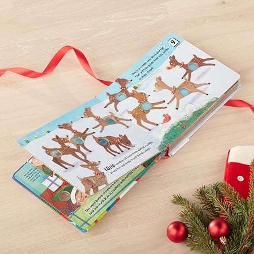 Melissa & Doug Children's Book - Poke-a-Dot:The Night Before Christmas (Board Book with Buttons to Pop) thumbnail 8