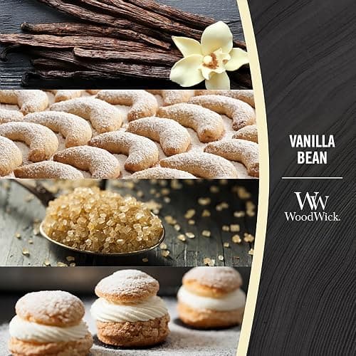 WoodWick Scented Candle with Crackling Wick | Vanilla Mini Hourglass Candle | Up to 20 Hours of Battery Life | Perfect Gifts For Women thumbnail 4
