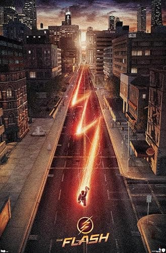 Trends International DC Comics TV - The Flash - Street One Sheet Wall Poster, 22.375" x 34", Premium Unframed Version - Image 1