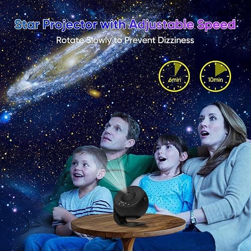 Xeefeel Galaxy Projector for Bedroom,13 in 1 Star Projector with Timer and 3 Button Control 360° Rotating Planetarium Ceiling Night Light Projector for Kids,Adult,Gifts,Ceiling,Bedroom Room Decor thumbnail 5