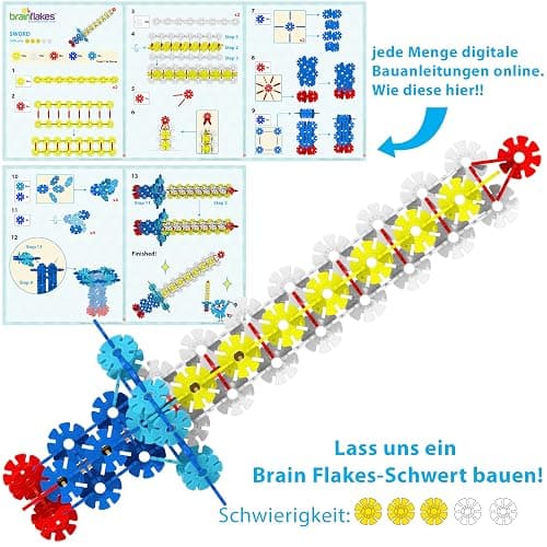 Brain Flakes 500 Piece Set, Ages 3+, Interlocking Plastic Disc Toy for Creative Building, Educational STEM Learning, Construction Block Play for Kids, Teens, Adults, Boys, and Girls thumbnail 7