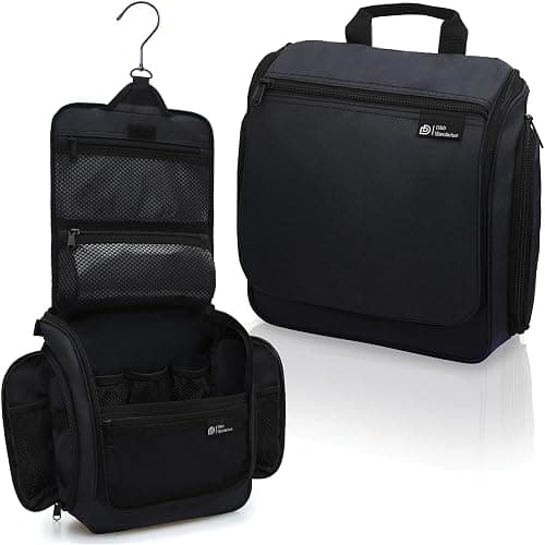 DD D&D Wanderlust D&D Hanging Travel Toiletry Bag for Men and Women – Cosmetics, Makeup and Toiletries Organizer Kit with 10 Compartments - Image 1