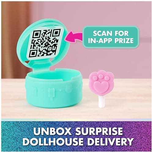 DREAMWORKS GABBY'S DOLLHOUSE The Movie, Cakey Cat's Sweet Treat Balcony with Toy Figure & Dollhouse Accessories, Kids Toys for Girls & Boys Ages 3 and Up thumbnail 7