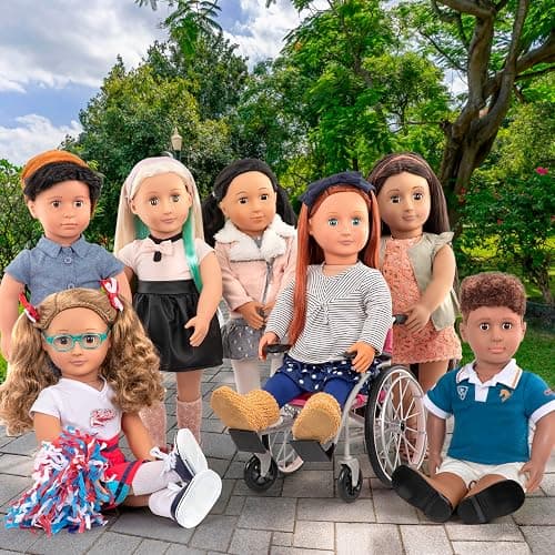 Our Generation Doll Playset - Heals On Wheels - Wheelchair Accessory Set for 46cm Doll - for Ages 3, 4 and up thumbnail 2