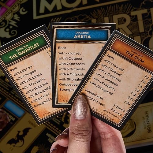 Monopoly Fourth Wing Edition Board Game for Adults | Officially Licensed Game Inspired by the Empyrean Series, Book 1 | 2-6 Players | Ages 17+ thumbnail 12