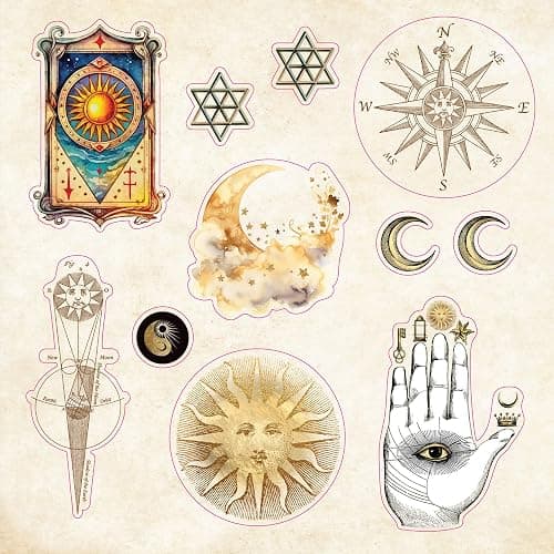 Celestial Wonders Sticker Book (over 900 stickers!) thumbnail 3