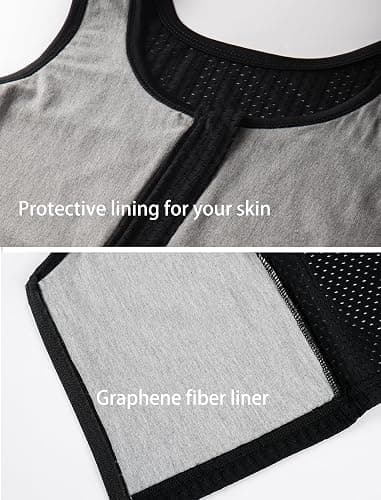 XUJI Chest Binder FTM Transgender Zip Up Binder Breathable Breast Cool Fabric Tank Top thumbnail 3