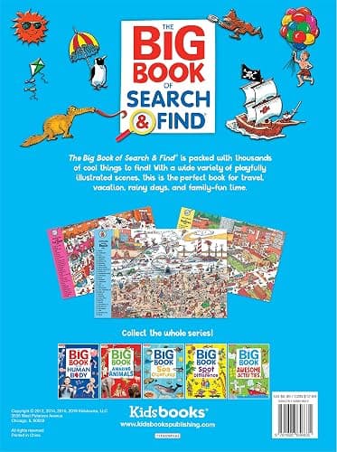 The Big Book of Search & Find - Fun Hidden Object Game for Kids | Boosts Focus & Observation Skills | Engaging Brain-Training Activity Book thumbnail 2