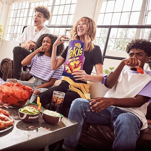 Takis Fuego Rolled Tortilla Chips, 17oz Bag | Extremely Spicy Hot Chili Pepper and Lime Flavor, Corn Snack Chips, Big Party Size for Sharing at Fiestas and Cook-Outs thumbnail 5