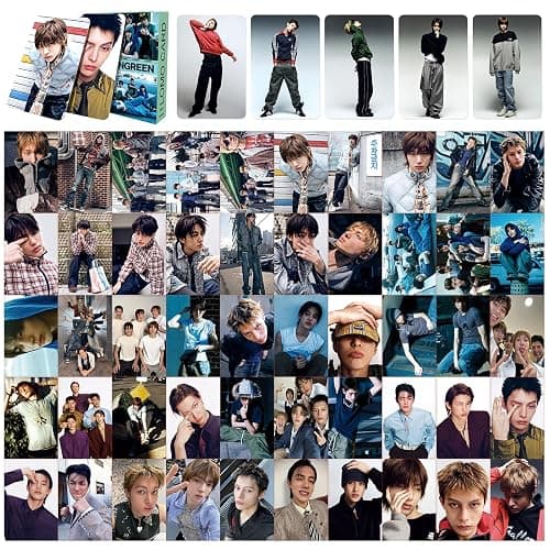 KPOPBTS GREENGREEN Album Photocards, 55 PCS KPOP Merch Cards Lomo Card Set, Gift for COER‌ Boys and Girls thumbnail 3