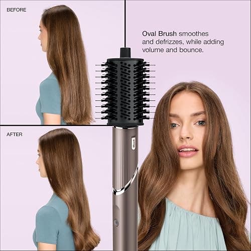Shark FlexStyle Air Styling & Drying System, Powerful Hair Blow Dryer & Multi-Styler with Auto-Wrap Curlers, Oval Brush, Concentrator Attachment, Mocha, HD431BR thumbnail 4