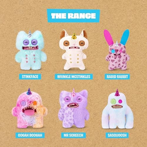 Fuggler Fugglercorns 9 Inch Plush Collectible Toy (Stinkface) by ZURU | Funny Ugly Monster with signature teeth, soft & huggable collectible plush, for fans & collectors, gift for tweens & teens thumbnail 6