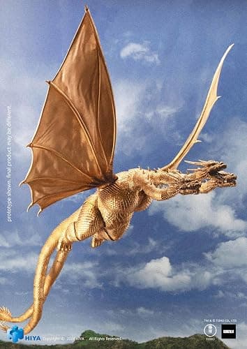 Godzilla vs. King Ghidorah - King Ghidorah Exquisite Basic Series Previews Exclusive Action Figure thumbnail 5