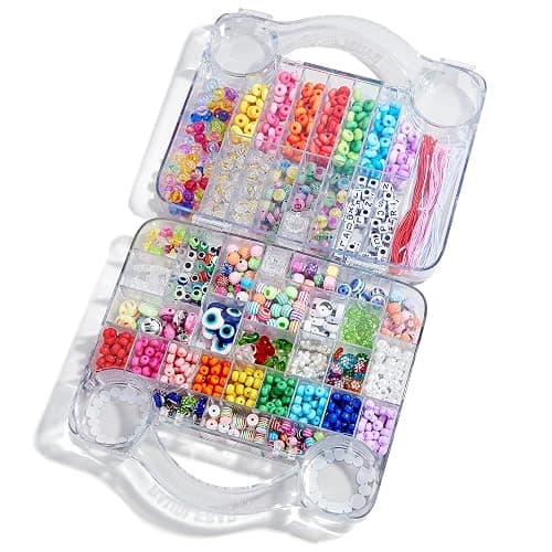 BaubleBar Ultimate DIY Bracelet Kit | 1000+ Pcs | Great for a Gift or Party | Bracelet Jewelry Making Kit with Beads thumbnail 3