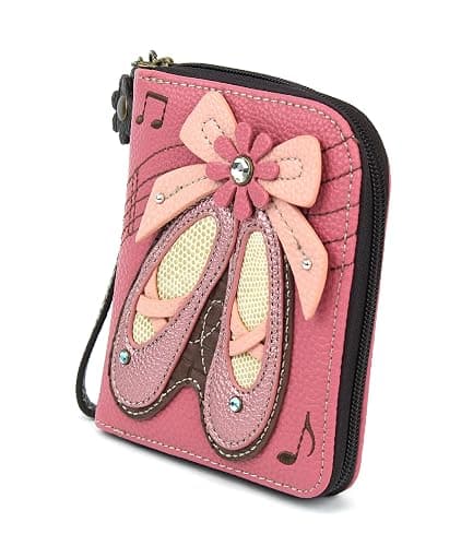 CHALA Zip Around Wallet, Wristlet, 8 Credit Card Slots, Sturdy Pu Leather thumbnail 2