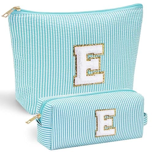YOOLIFE Christmas Gifts For Teenage Girls Birthday Gift for Girls Makeup Bag Cosmetic Bag Teacher Gifts for 3 4 5 6 7 8 9 10 11 12 13 Year Old Girl Christmas Gift For Women E - Image 1