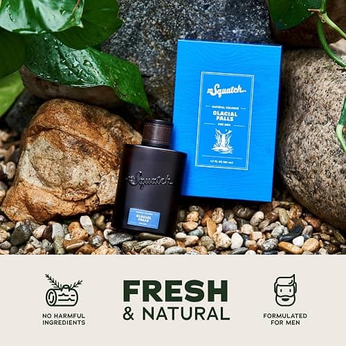 Dr. Squatch Natural Cologne for Men - Scent-Lock Technology and Sustainably-Sourced Ingredients - Glacial Falls Cologne (1.7 fl oz) thumbnail 4