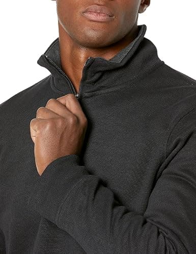 Amazon Essentials Men's Quarter-Zip French Rib Sweater, Casual Wear thumbnail 3
