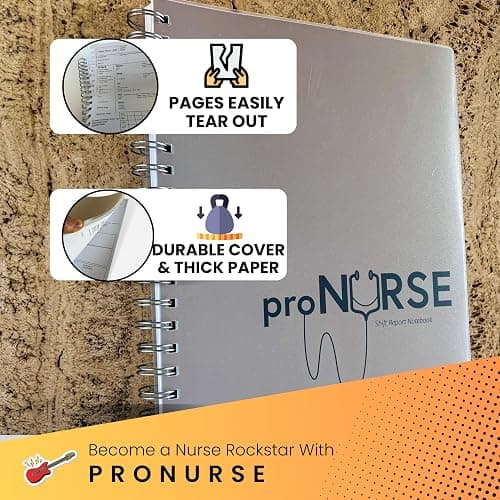 Portage ProNurse Report Spiral Notebook – 200 Patient Templates, 8.5"x11",Essential For Nurses, Makes Shift Reporting A Breeeze, 100 Sheets thumbnail 6