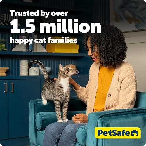 PetSafe ScoopFree Crystal Smart Self-Cleaning Cat Litter Box - WiFi & App Enabled - Hands-Free Cleanup with Disposable Crystal Trays - Less Tracking, Superior Odor Control thumbnail 10