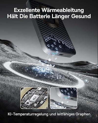 Baseus Enerfill MagSafe Powerbank 10000mAh 22.5W Magnetische Power Bank USB C, Kabellose Externe Handyakkus Wireless Mini Powerbank Kompatibel mit iPhone 16/15/14/13/12/Pro/Pro Max Serie, Weiß thumbnail 7